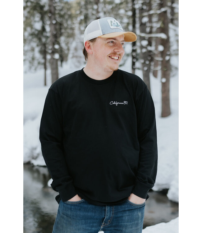 California 89 Men's Long Sleeve Let's Ride Snowboard T-Shirt