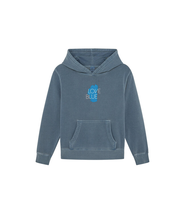 S&S Kid's Love Blue Hooded Sweatshirt