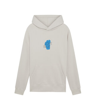 California 89 Women's Love Blue Relaxed Hooded Sweatshirt