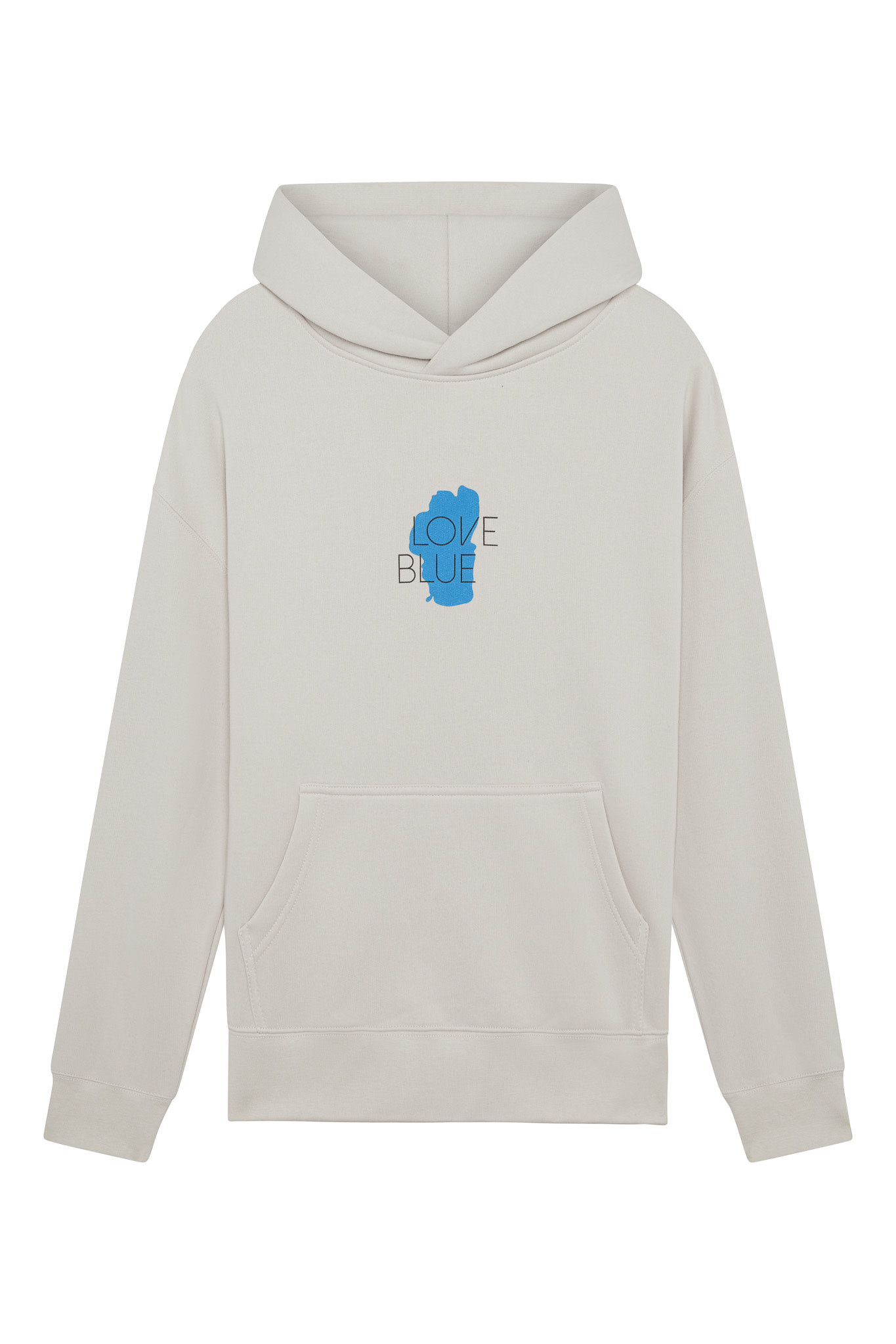 Women's Love Blue Relaxed Hooded Sweatshirt - California 89