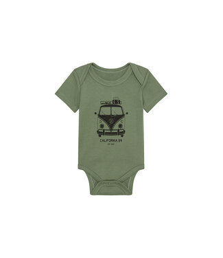 California 89 Baby Short Sleeve VW Bus Onesie