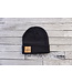 California 89 CA89 Leather Patch Cuffed Beanie