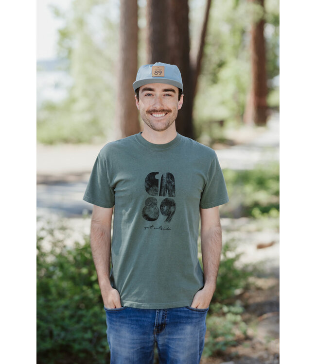 California 89 Unisex Short Sleeve Woodgrain T-Shirt