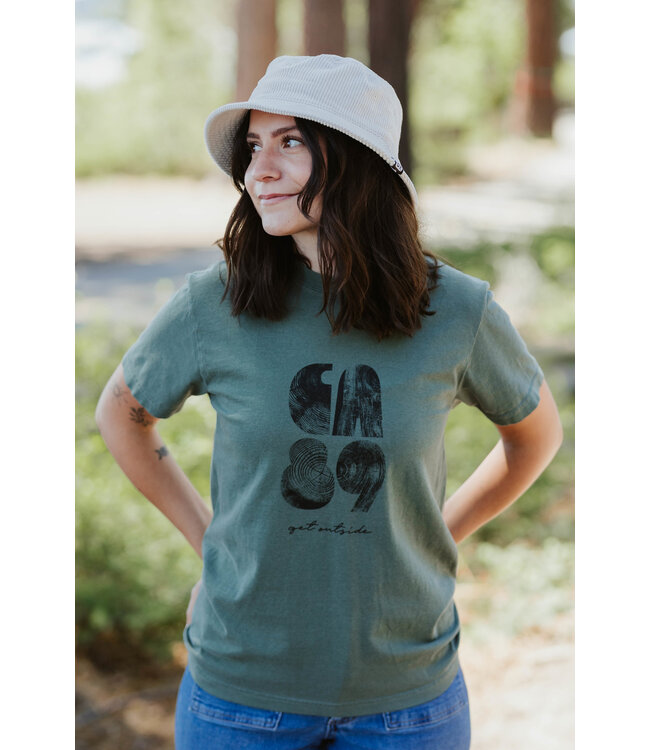 California 89 Unisex Short Sleeve Woodgrain T-Shirt