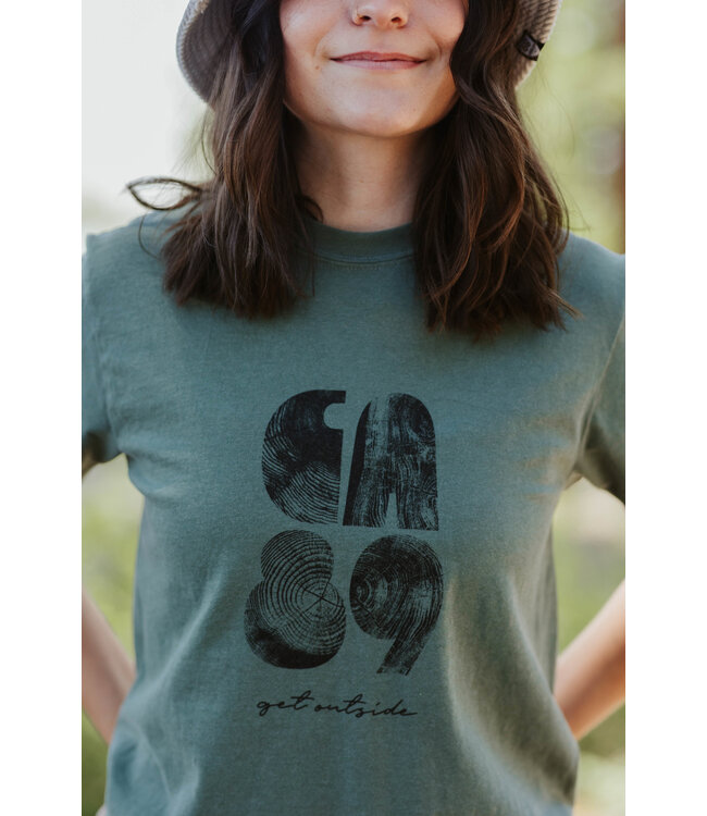 California 89 Unisex Short Sleeve Woodgrain T-Shirt