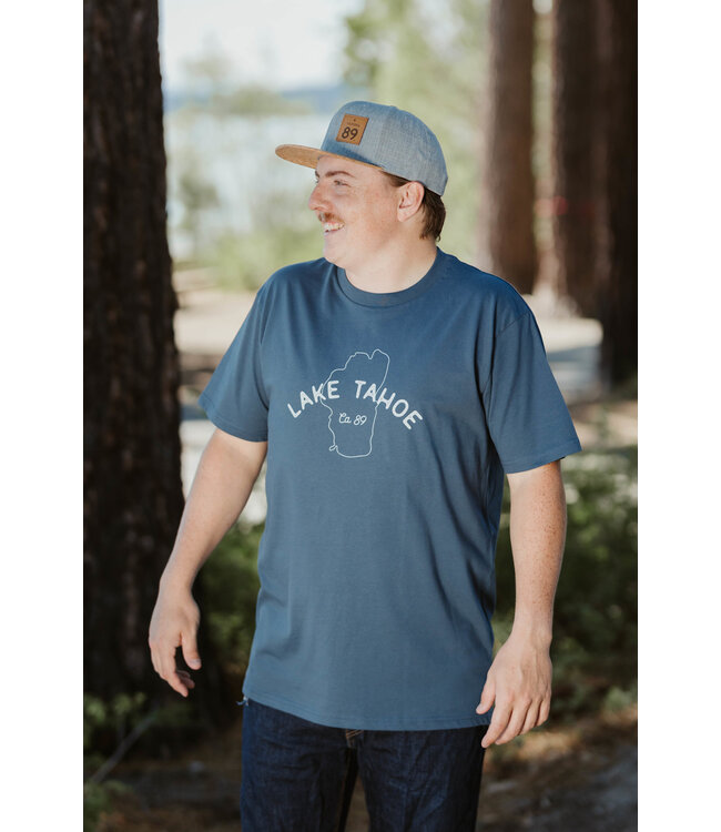 California 89 Men's Short Sleeve Lake Tahoe T-Shirt