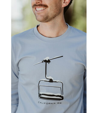 California 89 Men's Long Sleeve Chairlift