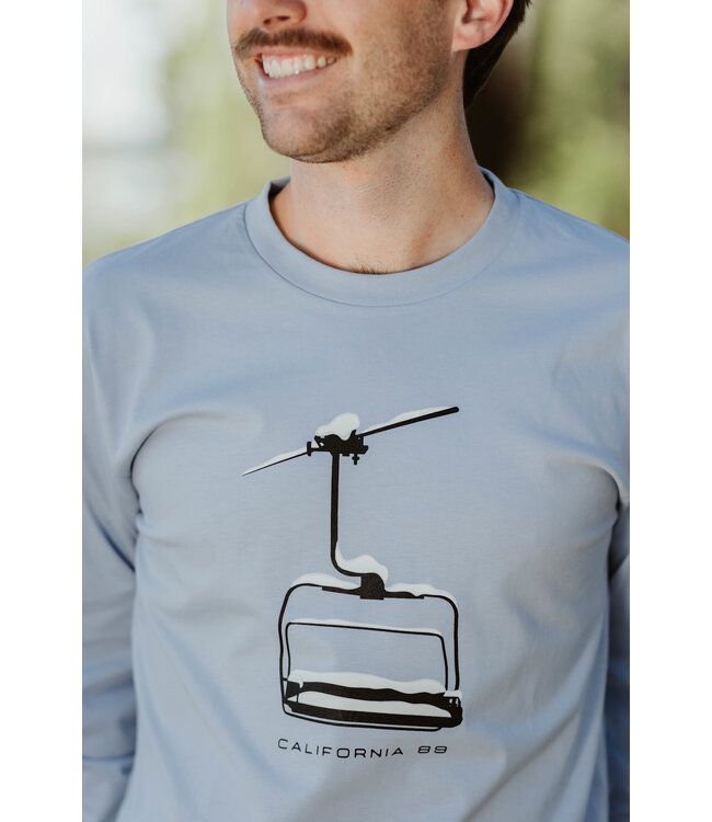 California 89 Men's Long Sleeve Chairlift