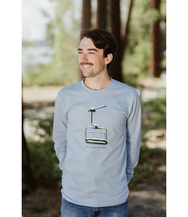 California 89 Men's Long Sleeve Chairlift