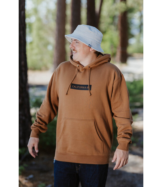 California 89 Unisex CA89 Box Logo Hooded Sweatshirt