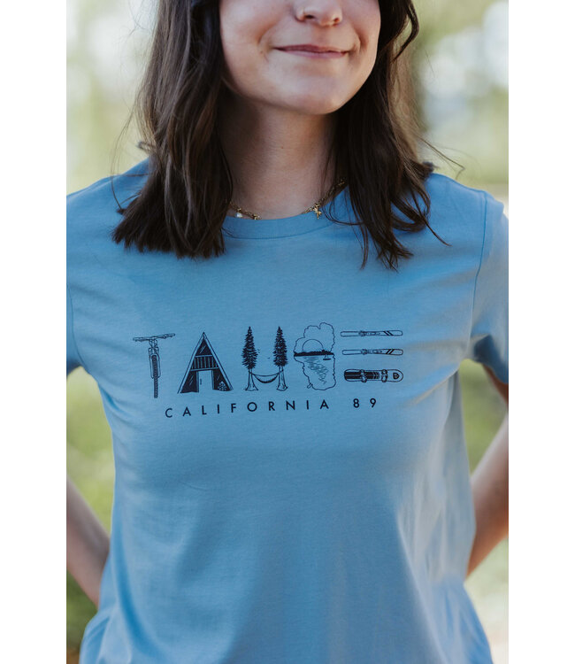 California 89 Women's Short Sleeve Tahoe Lifestyle T-Shirt