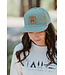 California 89 Perforated Grain Snapback Olive O/S