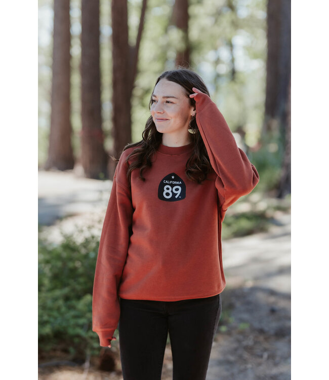 California 89 Unisex Relax Crewneck with California 89 Shield