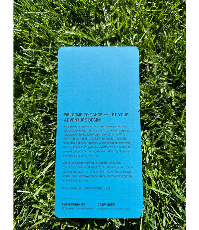 California 89 CA89 BIKE Cards