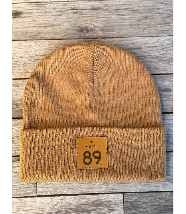 As Colour CA89 Leather Patch Cuffed Beanie