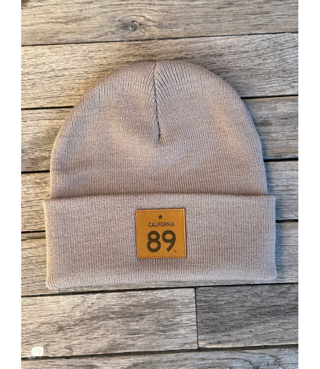 As Colour CA89 Leather Patch Cuffed Beanie