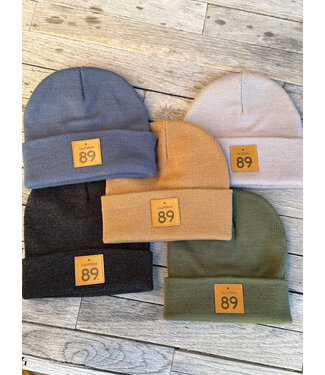As Colour CA89 Leather Patch Cuffed Beanie