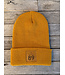 California 89 Waffle Cuffed Beanie with CA 89 Leather Shield