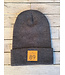 California 89 Waffle Cuffed Beanie with CA 89 Leather Shield