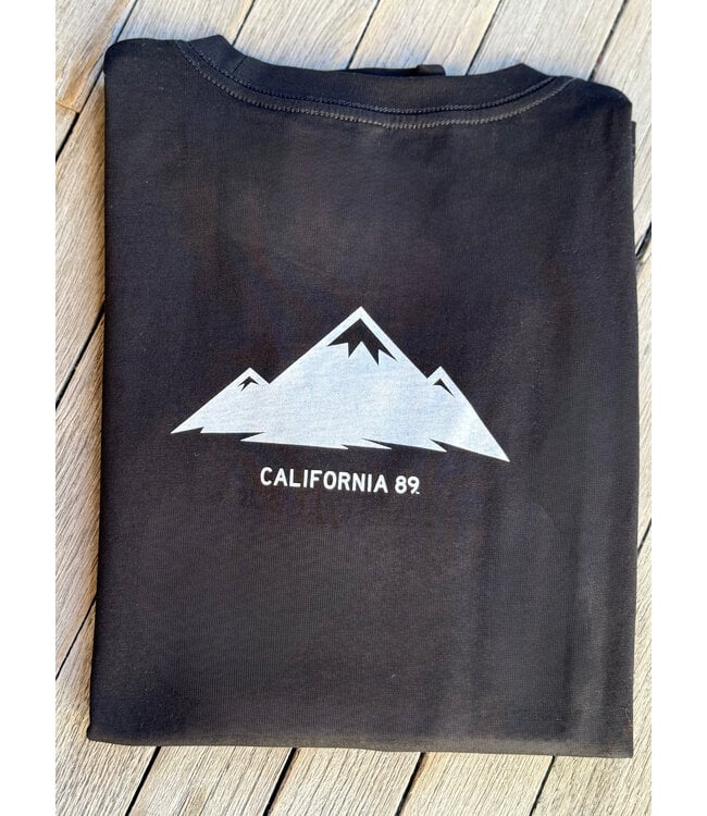 California 89 Women's Long Sleeve Shield Front Mountain Back