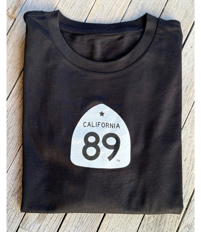 California 89 Women's Long Sleeve Shield Front Mountain Back