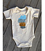 Baby Short Sleeve Love Blue Onesie