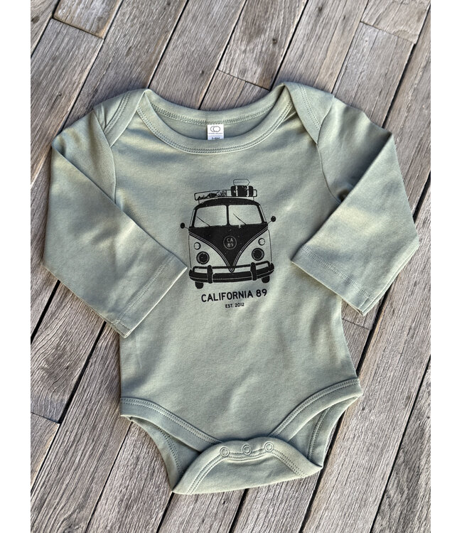 California 89 Baby Long Sleeve Onesie VW