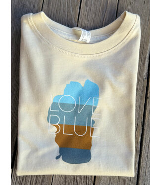 California 89 Toddler Love Blue T-Shirt