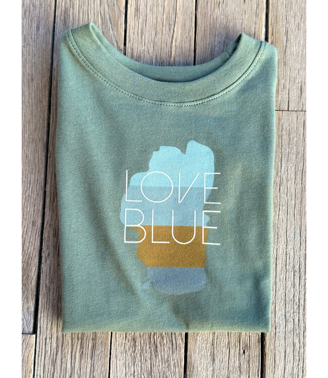 California 89 Toddler Love Blue T-Shirt
