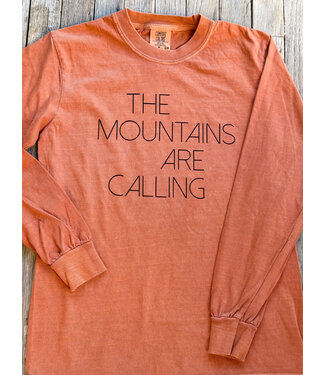 California 89 Unisex Long Sleeve Mountains Are Calling