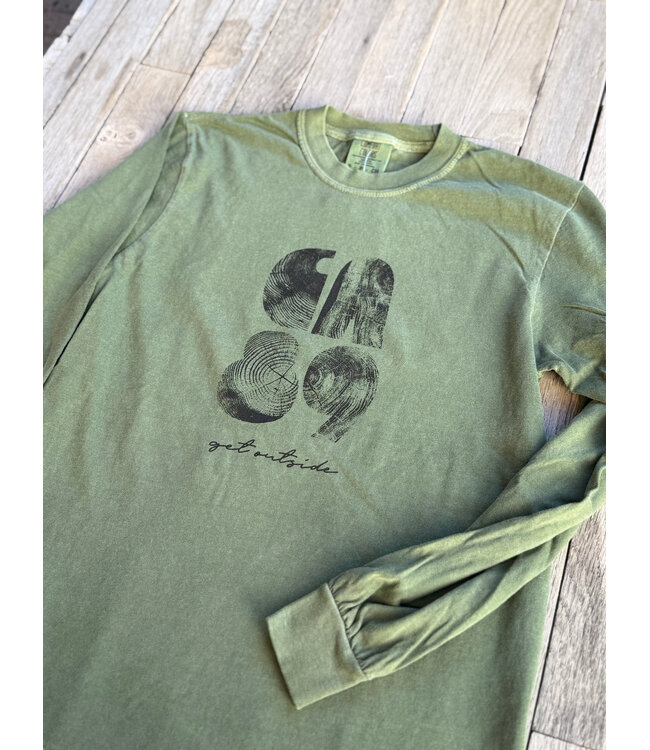 California 89 Unisex Long Sleeve Shirt Woodgrain