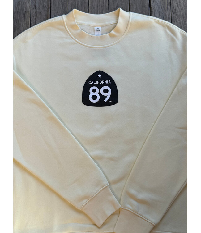 California 89 Unisex Relax Crewneck with California 89 Shield