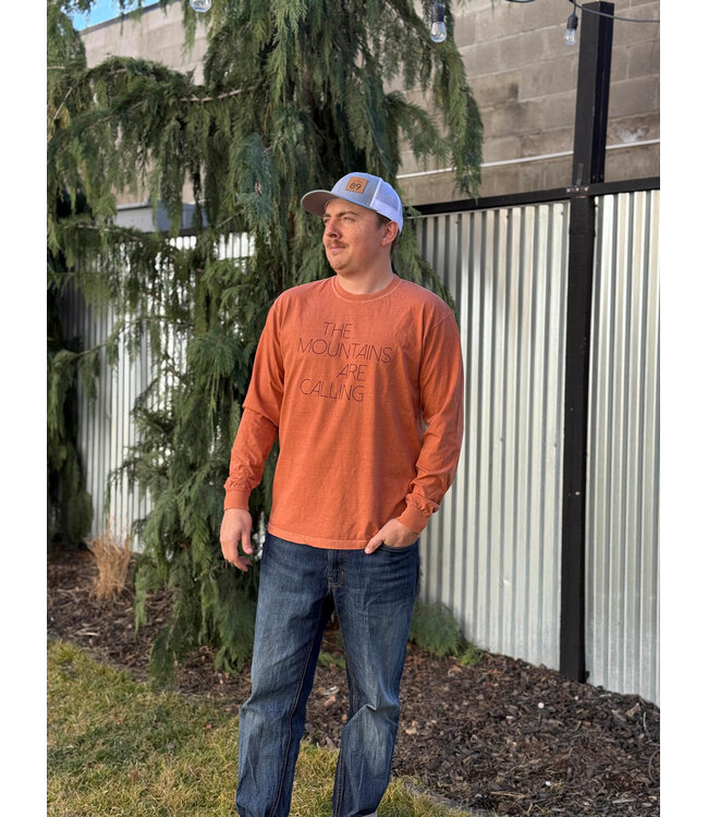 California 89 Unisex Long Sleeve Mountains Are Calling