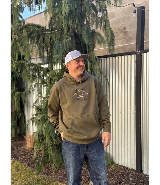 California 89 Unisex Mountain Hooded Sweatshirt