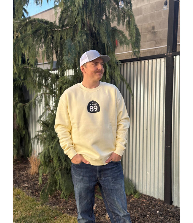 California 89 Unisex Relax Crewneck with California 89 Shield