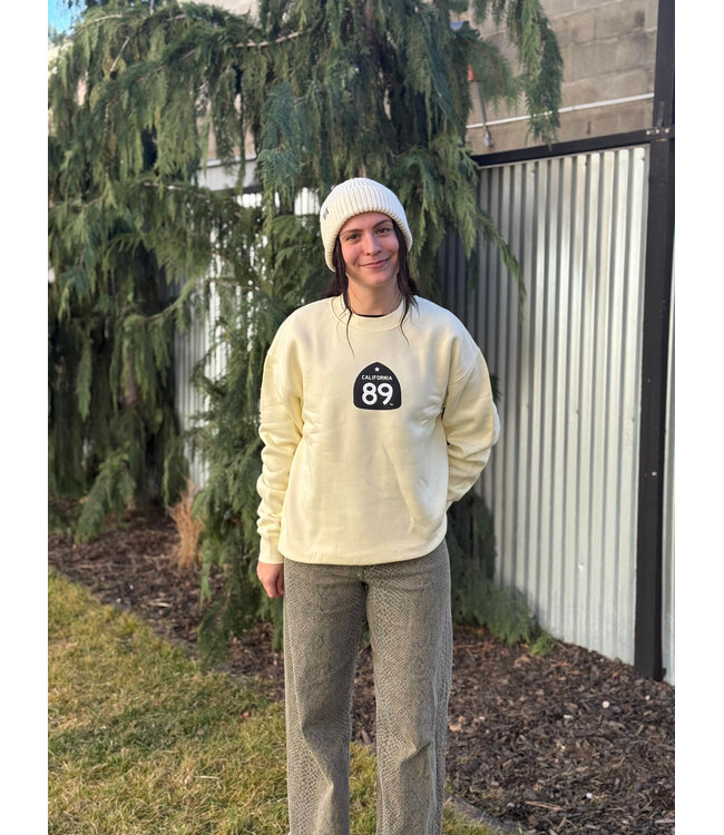 California 89 Unisex Relax Crewneck with California 89 Shield