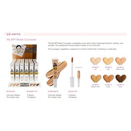 Amorus USA CO-ABFFD – [NEW] MY BFF - MATTE CONCEALER (DISPLAY)