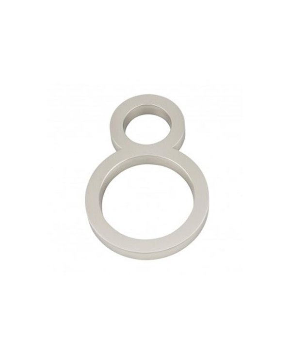 Avalon House Numbers - Brushed Nickel