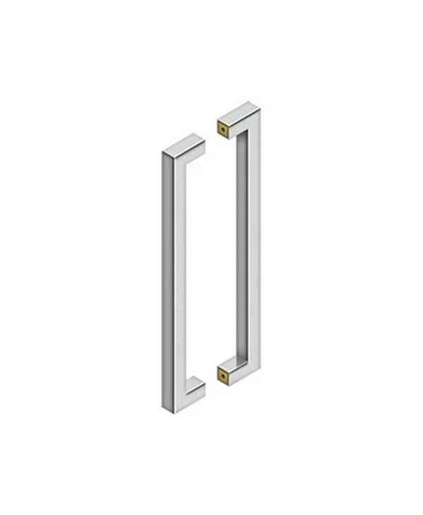Modern Square Back To Back Door Pull