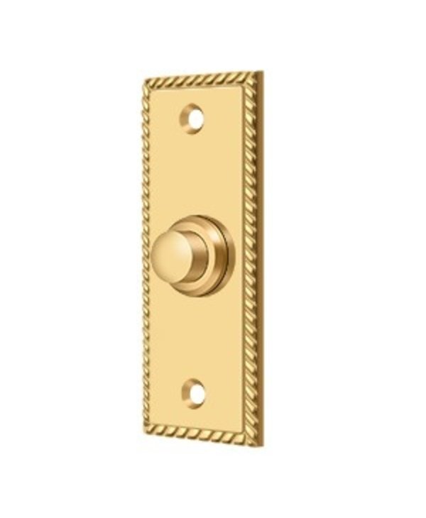 Traditional Rectangular Roped Bell Button