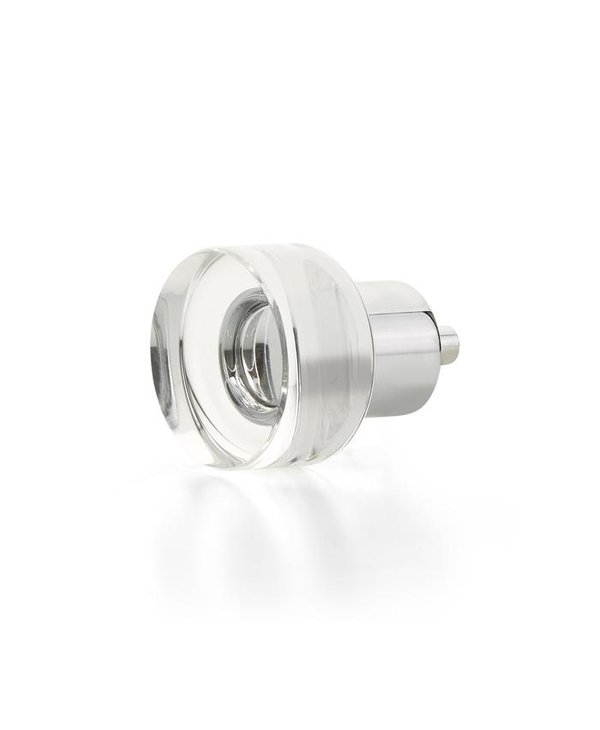 City Lights Multi-Faceted Round Glass 1 3/8" Knob
