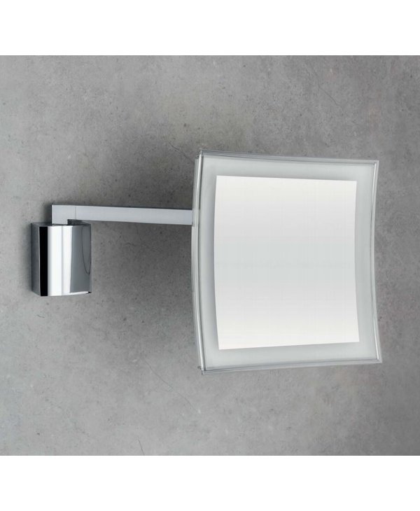 Dimmable Wall Magnifying Mirror With LED