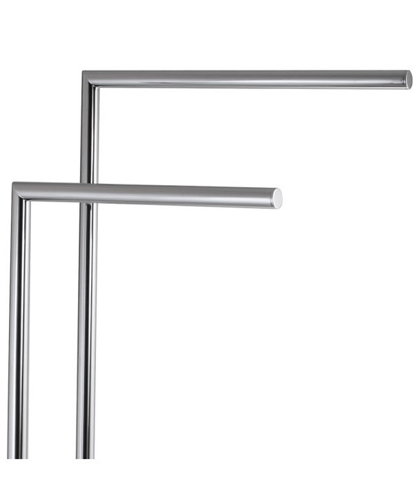 Round Floor Stand Double Towel Bar