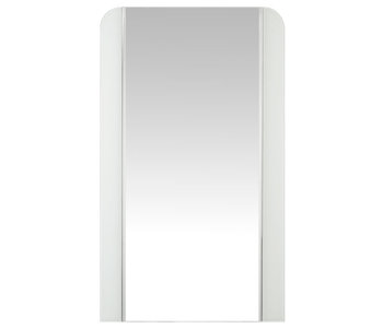 Mirror with Parallel Frosted Side Trim M00561