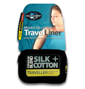 Sea to Summit Sea to Summit Silk/Cotton Travel Liner w/pillow insert