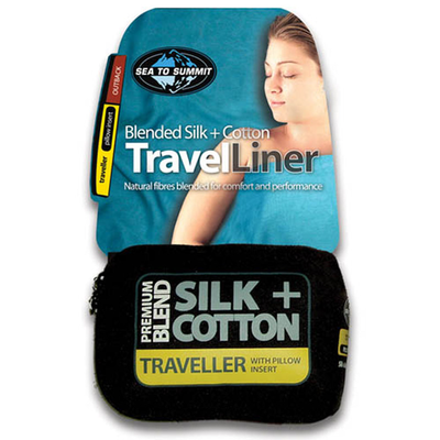 Sea to Summit Sea to Summit Silk/Cotton Travel Liner w/pillow insert