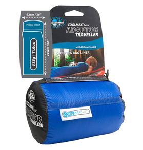 Sea to Summit Sea To Summit Coolmax Adaptor Traveller Liner with Pillow Insert