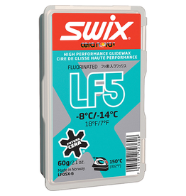 Swix Swix LF5X Turquoise -8 to -14 60g Glide Wax