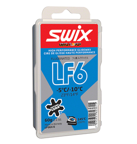 Swix Swix LF6X Blue -5 to -10 60g Glide Wax
