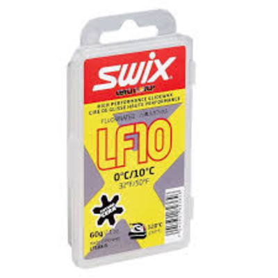 Swix Swix LF10X yellow 0 to +10 60g Glide Wax